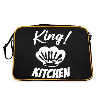 King of The Kitchen Chef - Retro Bag - black/gold - Back