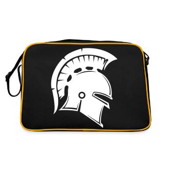 Spartans - Retro Bag - black/gold - Back