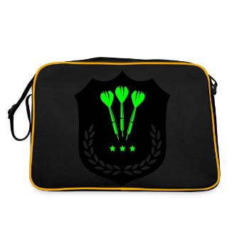 Pinces Armoiries - Sac Retro - noir/or - Dos