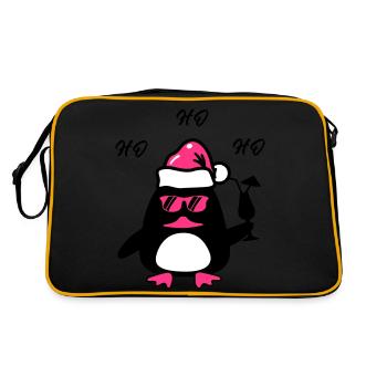 Noël du canard de plage - Sac Retro - noir/or - Dos