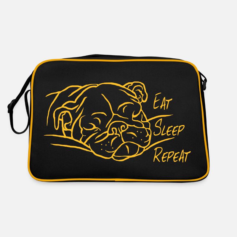 Manger dormir répéter Sac Retro