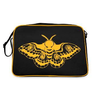 Small moth - Retro Bag - black/gold - Back