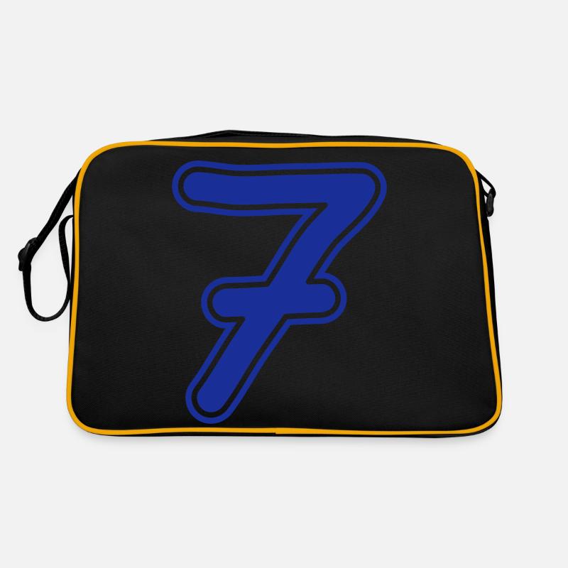 number_seven_1c Retro Tasche