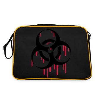 Biohazard Blood - Sac Retro - noir/or - Dos
