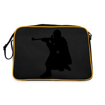 sniper - Retro Bag - black/gold - Back