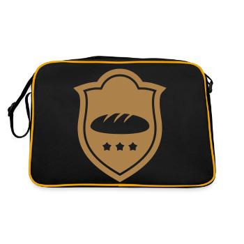 Baker / Bäcker / Boulanger - Retro Bag - black/gold - Back