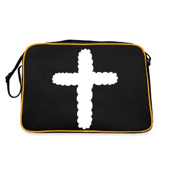 Bande dessinée Croix - Sac Retro - noir/or - Dos