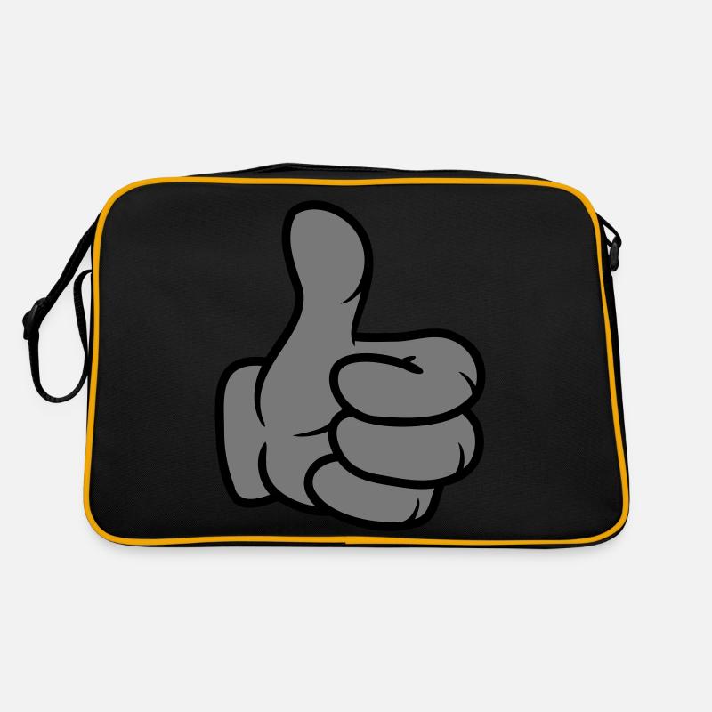 La main comique pouce en l’air Sac Retro