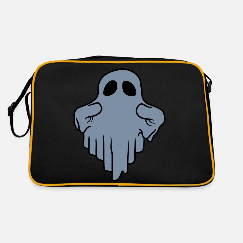 Lustiger schwebender Geist Comic Retro Tasche