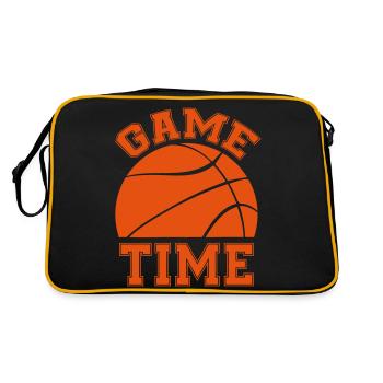 Temps de jeu de basket-ball - Sac Retro - noir/or - Dos
