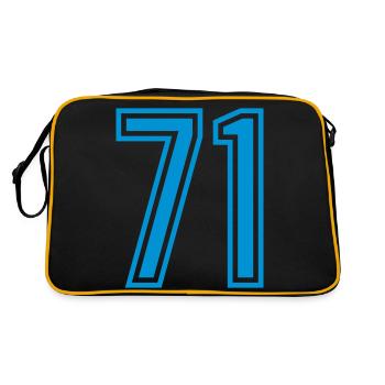 71 - Sac Retro - noir/or - Dos