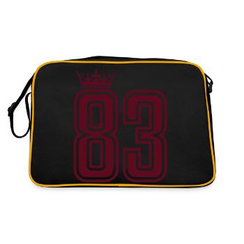 83 Couronnes - Sac Retro - noir/or - Dos