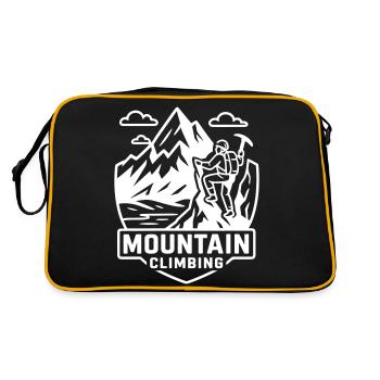 Mountaineering Mountains - Retro Bag - black/gold - Back