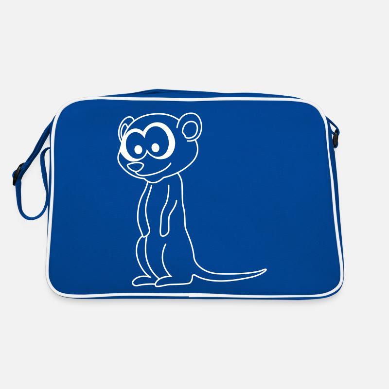 Erdmännchen Comic Tier Retro Tasche
