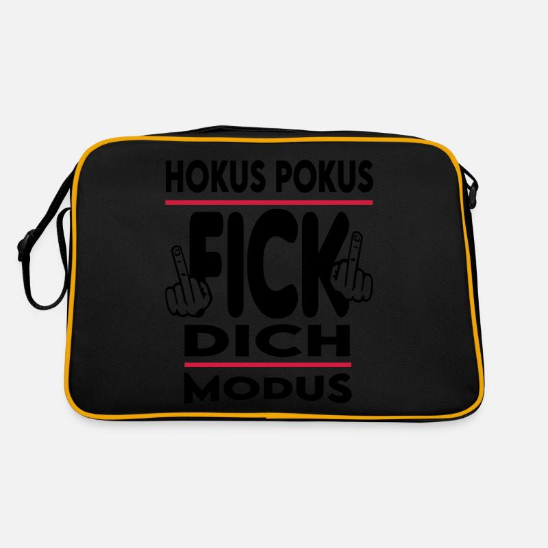 Hokus Pokus Fick dich Modus Retro Tasche