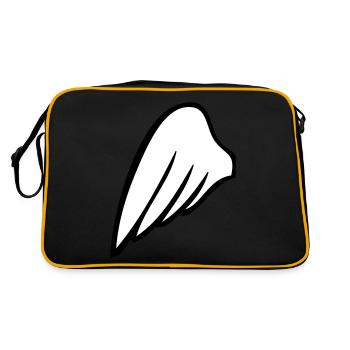 leftwing - Retro Bag - black/gold - Back