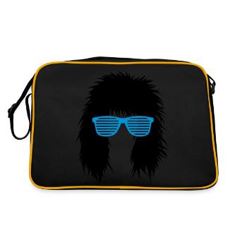 shutter glasses - hair - hairstyle - Retro Bag - black/gold - Back