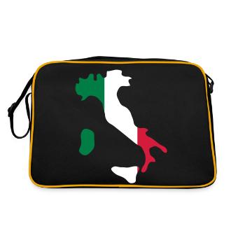 italy - Sac Retro - noir/or - Dos