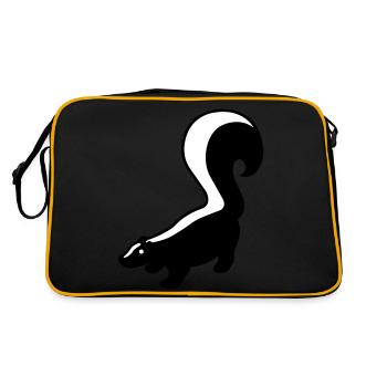 Skunk - Retro Bag - black/gold - Back