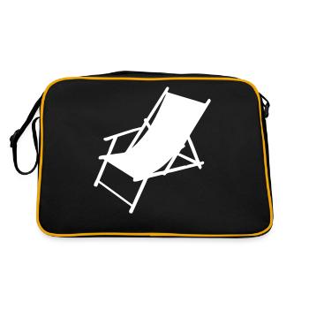 deck chair - Retro Bag - black/gold - Back
