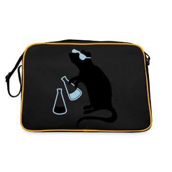 laboratory rat - Retro Bag - black/gold - Back
