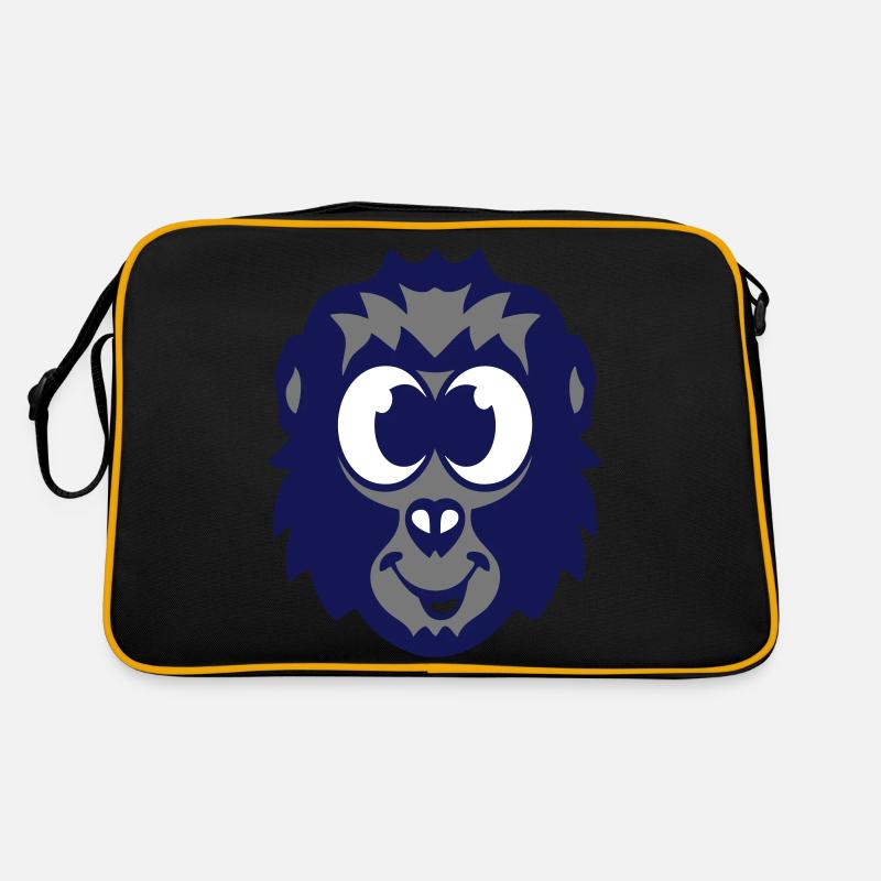 gorille dessin animaux enfant 711 Sac Retro