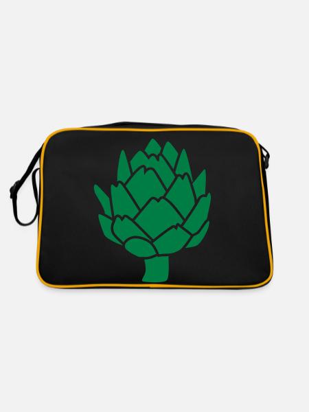 Artichoke - Retro Bag - black/gold - Back
