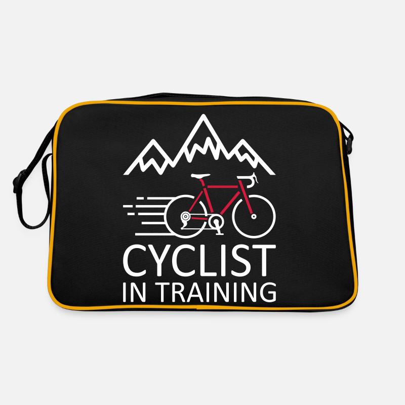 Cyclist In Training Retro Tasche
