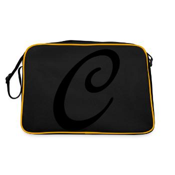C - Retro Bag - black/gold - Back