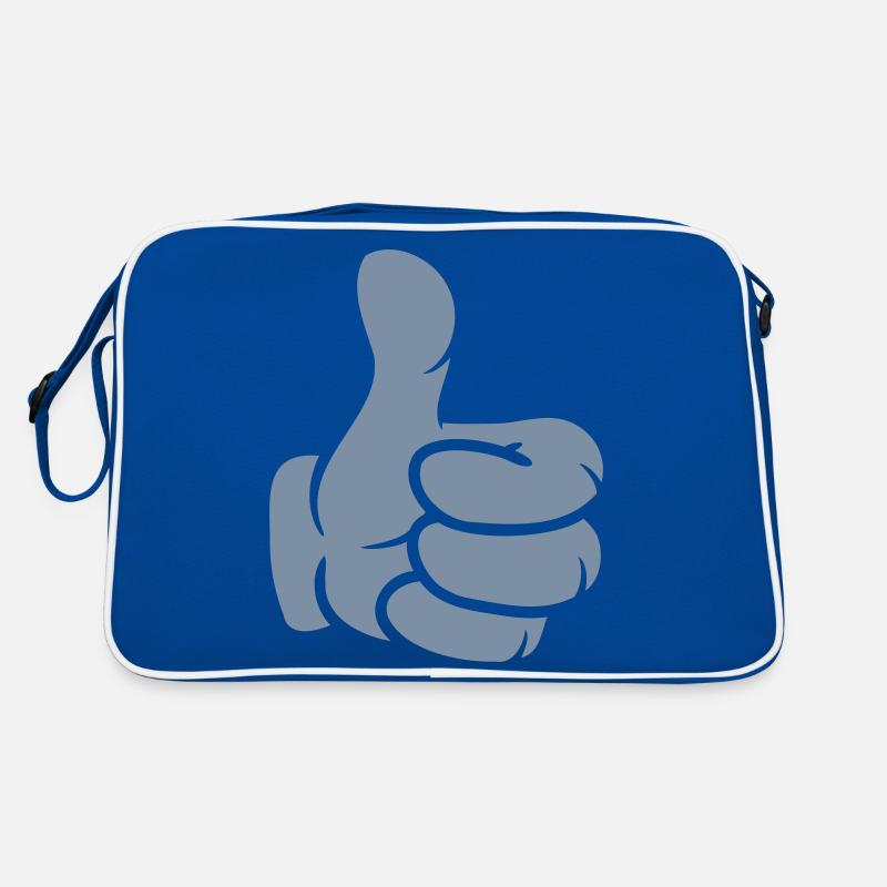 Hand Daumen hoch Comic Retro Tasche