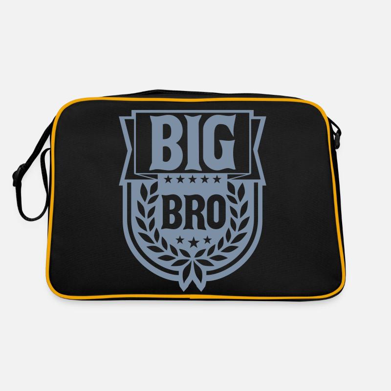 Logo Big Bro Bannière Sac Retro