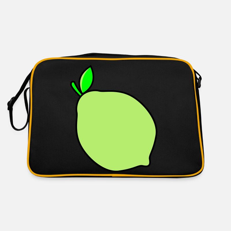 zitrone Retro Tasche