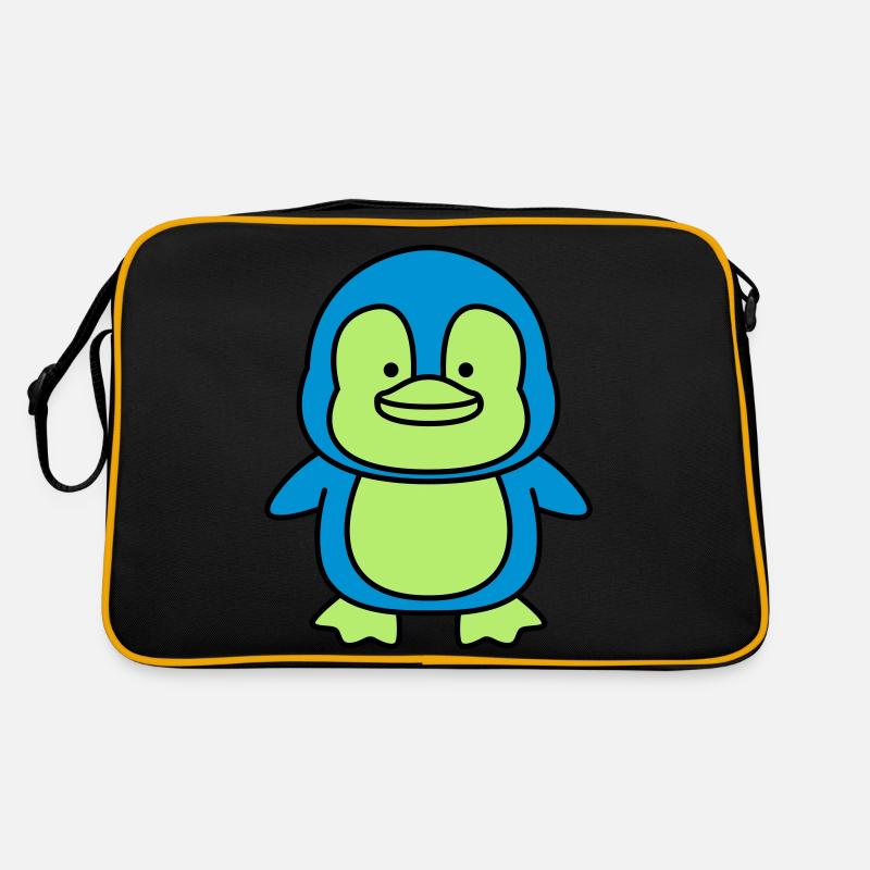 pinguin comic Retro Tasche