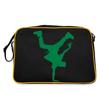 Breakdance - Sac Retro - noir/or - Dos