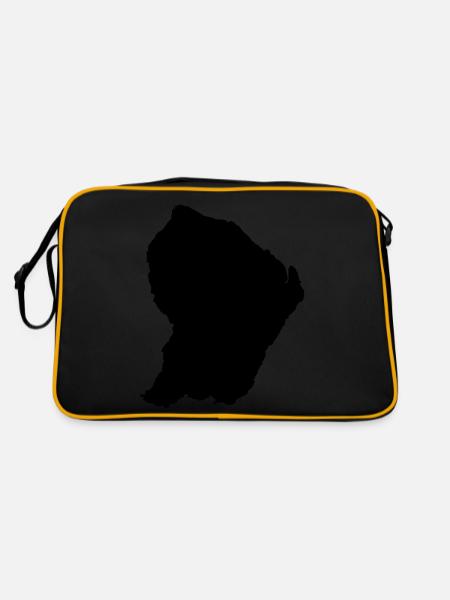 Guyane - Sac Retro - noir/or - Dos