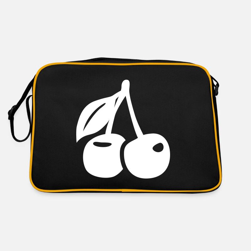 Kirschen symbol Retro Tasche