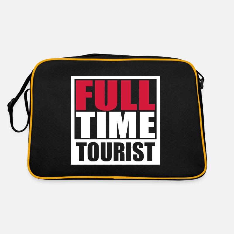 Full Time Tourist | Color changeable Retro Bag