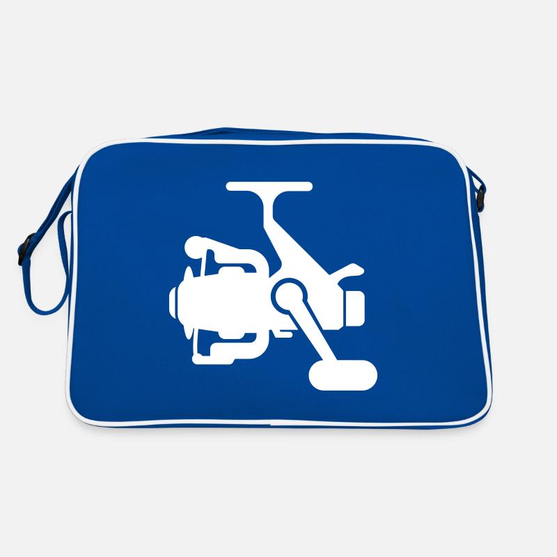 Fishing reel symbol icon Retro Bag