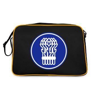 Vegetable icon - Retro Bag - black/gold - Back