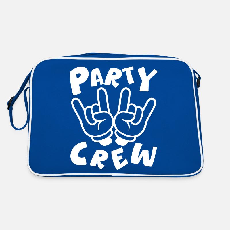Fête Crew Main Drôle Sac Retro