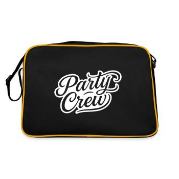 Party Crew - Retro Bag - black/gold - Back