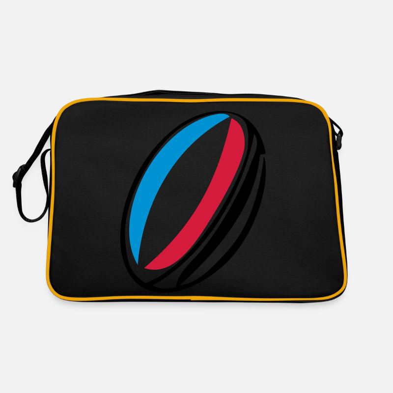 Frankreich Rugby-Ball Retro Tasche