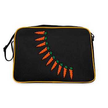 carrots - Retro Bag - black/gold - Back
