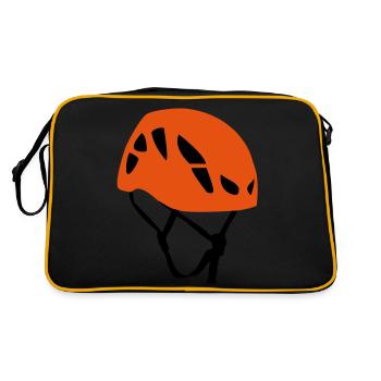Casque d'escalade - Sac Retro - noir/or - Dos