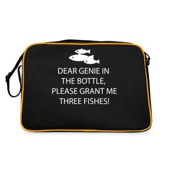 angling - Retro Bag - black/gold - Back