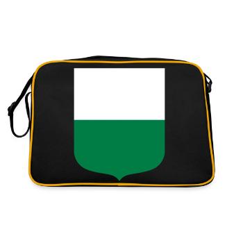 Saxony - Retro Bag - black/gold - Back