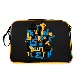 stopkillingyaself_3f - Sac Retro - noir/or - Dos