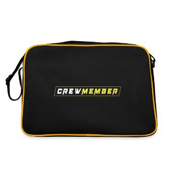crew member - Retro Bag - black/gold - Back