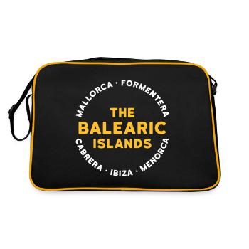 The Balearic Islands - Retro Bag - black/gold - Back