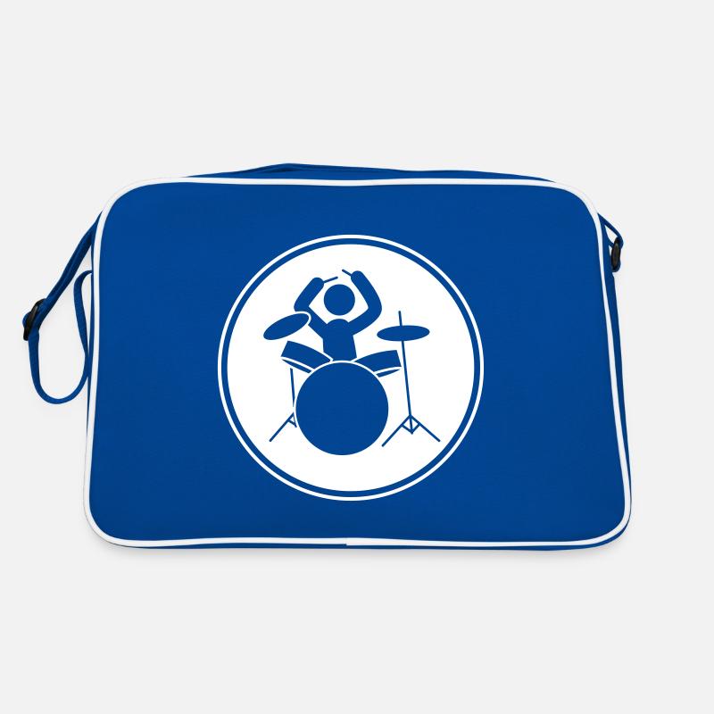 drummer drums Retro Bag